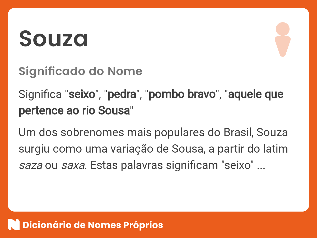 Significado Do Nome Souza